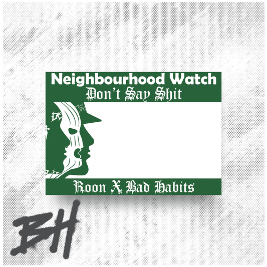 !Limited Run! Roon x Bad Habits - Sticker pack of 50